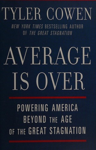 Cover of Average Is Over by Tyler Cowen