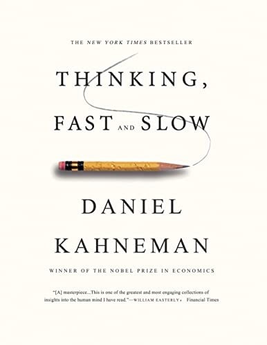 Cover of Thinking, Fast and Slow by Kahneman